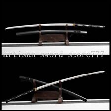 51'japanese nodachi katana Damascus Folded Steel blade samurai sword full tang picture