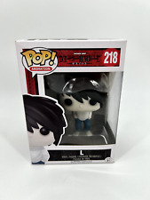Funko Pop #218 L Death Note Shonen Jump Animation VAULTED BRAND NEW picture
