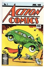 Action Comics #1 1988 Reprint [50 Cent White Box Edition] DC 1988 picture