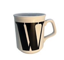 NEW OLD STOCK TAMS MONOGRAM CUP/MUG MADE IN ENGLAND-LETTER W - EXCELLENT GIFT picture