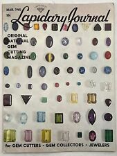 Lapidary Journal Magazine 1965 March Faceted Star and Cat's Eye Gems picture