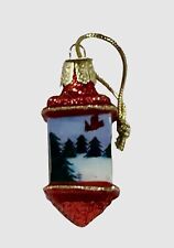 Old World Christmas Inside Out Winter Cardinals Ornaments Hand-Painted Sparkle picture