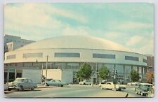 1960s Municipal Auditorium Street View Cars Vtg Nashville Tennessee TN Postcard picture