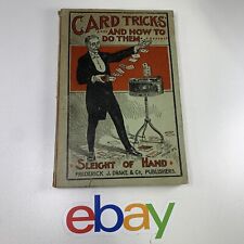 RARE 1902 Card Tricks and How To Do Them, Sleight of Hand A. Roterberg - 1st Ed. picture