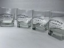 Gentleman Jack Tennessee Whiskey Low Ball On The Rocks Glasses Set of 4 Bourbon picture
