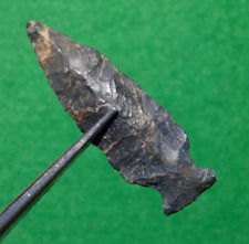 SUPERB 2-1/8 FISHSPEAR OHIO ARROWHEAD Authentic Indian Artifact PROJECTILE POINT picture