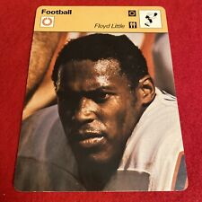 1977-79 Floyd Little Sportscaster Card #64.19 Football picture