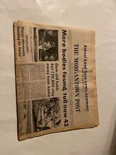 February 10 1971 morgantown west virginia newspaper-earthquake-stock market picture