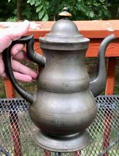 Antique American Pewter Coffeepot, Boardman & Co., New York, c. 1830 picture