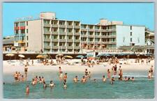 1970's REHOBOTH BEACH DELAWARE ATLANTIC SANDS HOTEL BOARDWALK & BALTIMORE AVENUE picture