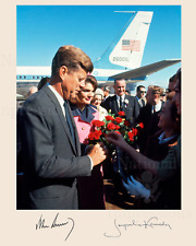 John F Kennedy  Jackie Kennedy Assasination 11-22-1963 Signed 8x10 Photo REPRINT picture