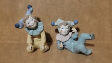 VINTAGE NAO BY LLADRO JESTER FIGURINE LOT JANGLES LAYING KNEELING STUNNING 🔥🔥 picture