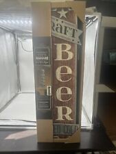 CRAFT BEER Vintage LED Double-Sided Marquee Sign NEW IN BOX Wall Hang Decor picture