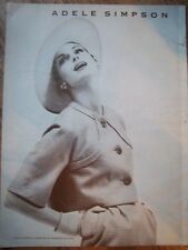 1959 Vintage Adele Simpson Women's Clothing Pomezia Cotton Dress d picture