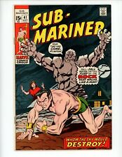 Sub-Mariner #41 Comic Book 1971 VF 1st App Rock George Tuska Marvel Comics picture