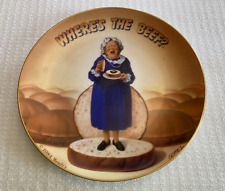 1984 Wendy's Collector Plate 