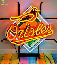 Baltimore Orioles Logo Neon Light Sign Lamp 24