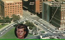 Vintage Postcard 1983 Assassination Site John F Kennedy Dealey Plaza Dallas TX picture