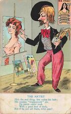 Comic The Artist Paintings for Sale Stylish Goatee by Hermann Hanke Postcard picture