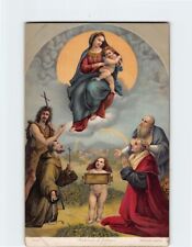 Postcard Madonna of Foligno Rome Italy picture