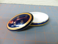 Small Blue Dish Limoges Le Gros France cute gift estate find tiny lovely WJ picture