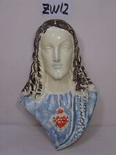 VINTAGE RELIGION PLASTER CHALK WALL HANGING JESUS RARE RELIGIOUS  picture