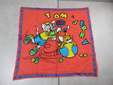 Vintage Tom & Jerry Cartoon Turner Entertainment Co. Handkerchief 16x16 picture