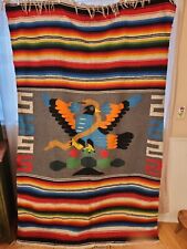 Antique Southwest Design Wool Camp/Horse Blanket - 50