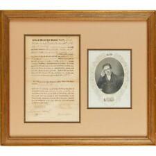 Dewitt Clinton NYC Mayor Signed Document picture