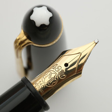 Montblanc Meisterstuck 146 VTG 1980s 14C B Nib Fountain Pen Used in Japan [027] picture