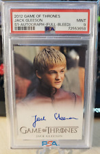 2012 Rittenhouse Game Of Thrones Jack Gleeson As King Joffrey AUTO ~ PSA 9 MINT picture