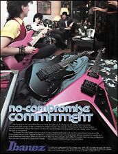 1985 Ibanez Pro Line Series Ad Black & Cherry Red Guitar advertisement print picture