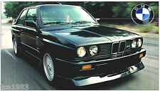BMW M3 M-3 SPEC SHEET / Brochure: 1987 / 1988 / 1989 / 1990 picture