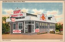 Shore Acres Massachusetts Bishop's Store Ice Cream Orange Crush Postcard V20 picture