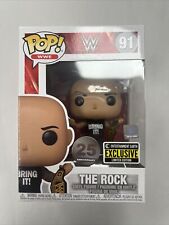 Funko POP WWE #91 The Rock w Belt- Entertainment Earth Exclusive  picture