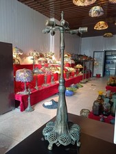 Replica of Tiffany Art Nouveau antique Desk lamp Base, Bronze US Duty Free picture