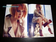 JIMMY CHOO 2-Page PRINT AD Fall 2013 NICOLE KIDMAN woman legs feet ankles toes picture