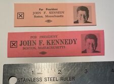 John F. Kennedy for president pair of 