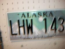 ALASKA ARTISTIC  =  PASSENGER   =EXCELLANT =  LICENSE PLATE = LOT #721 =UNDATED picture