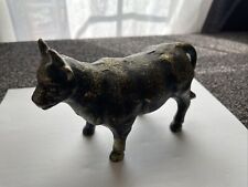 VTG Brass/Bronze Bull Figurine Paper Weight picture