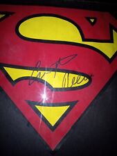 superman signed by Christoper reed picture