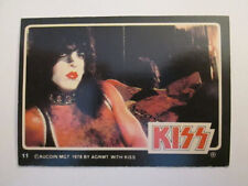 1978 Dunruss Bubble Gum Rock & Roll Trading Card #11 KISS Paul Stanley Starchild picture