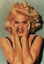 Singer Madonna Hands on Face Vintage Postcard picture