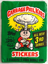 1986 Topps Garbage Pail Kids Original 3rd Series 3 OS3 Card Wax Pack GPK Sealed picture
