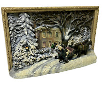 Reco 3D Wall Art Decor Winter Welcome by D.R. Laird Mini Views Collection 8 X 5