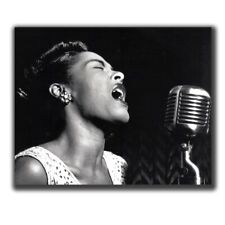 Billie Holiday FINE ART Celebrities Vintage Retro Photo Glossy Size 8X10in G008 picture