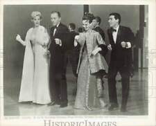 1964 Press Photo Performers Rosemary Clooney, Bing Crosby and Peter Gennaro picture