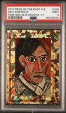 Pablo Picasso 1/1 Self Portrait Card 🔥PSA 9 2021 Pieces of The Past Cracked Ice picture