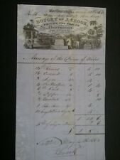 VICTORIAN INVOICE FOR GOODS ****(SEE DESCRIPTION FOR DETAILS)**** picture