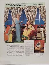 1934 Camel Cigarettes Fortune Mag Print Ad Women Smoking Miss Alice Mary Byrd picture